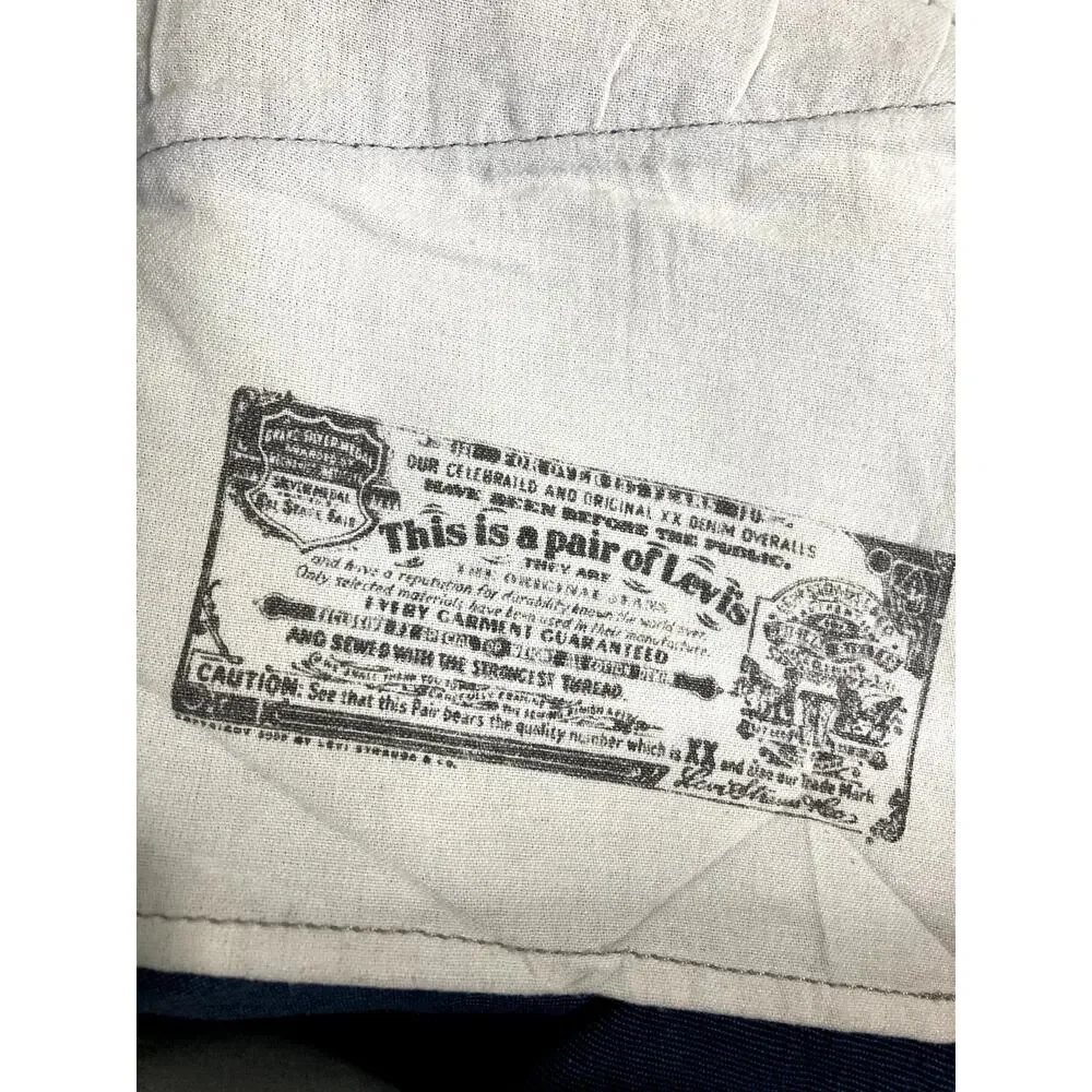 Levi's 501 XX Jeans Mens 40X30 Ice Blue Marbled Regular Straight Button‎ Fly